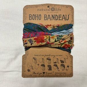 NEW! Natural Life Multicolor Floral Boho Bandeau